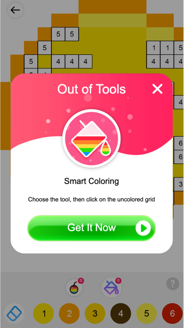 Smart Coloring helper tool dialog